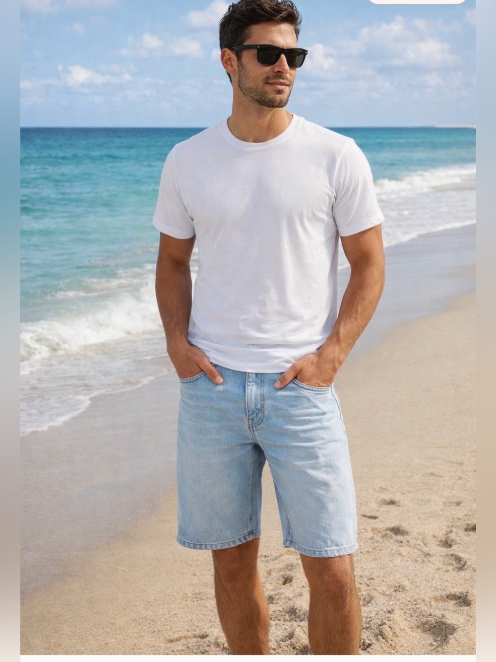 Buffalo David Bitton Dean NWT Men's Relaxed Straight Denim Shorts size 32